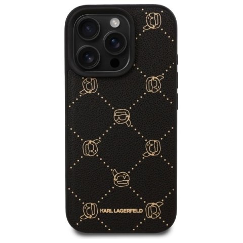 Karl Lagerfeld KLHMP16XPGKHPHK i Phone 16Pro Max 6.9" czarny/black Magsafe Karl Head