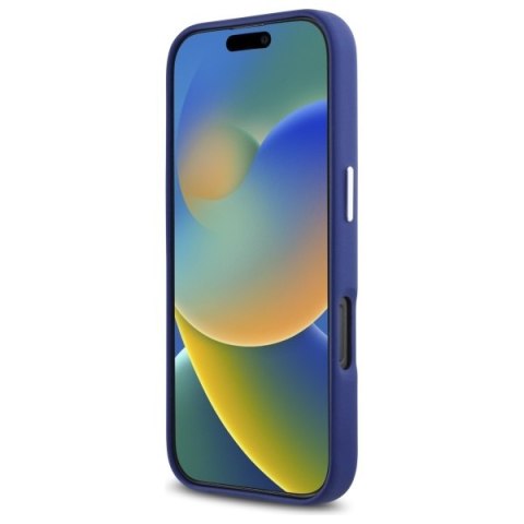 Karl Lagerfeld KLHMP16XPGMSRPB i Phone 16 Pro Max 6.9" niebieski/blue hardcase FW Metal Plate Mag Safe