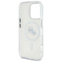 Karl Lagerfeld KLHMP16LHLSKCH i Phone Pro 6.3" biały/white hardcase IML Metal Karl&Choupette Head Mag Safe