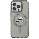Karl Lagerfeld KLHMP16LHLSKCK i Phone16 Pro 6.3" czarny/black hardcase IML Metal Karl&Choupette Head Mag Safe
