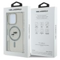 Karl Lagerfeld KLHMP16LHLSKCK i Phone16 Pro 6.3" czarny/black hardcase IML Metal Karl&Choupette Head Mag Safe