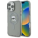 Karl Lagerfeld KLHMP16LHLSKIK i Phone 16 Pro 6.3" czarny/black hardcase IML Metal Karl Head Mag Safe