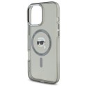 Karl Lagerfeld KLHMP16LHLSKIK i Phone 16 Pro 6.3" czarny/black hardcase IML Metal Karl Head Mag Safe
