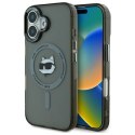 Karl Lagerfeld KLHMP16MHLSCHK i Phone Plus 6.7" czarny/black hardcase IML Metal Choupette Head Mag Safe