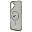 Karl Lagerfeld KLHMP16MHLSKCK i Phone Plus 6.7" czarny/black hardcase IML Metal Karl&Choupette Head Mag Safe