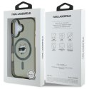 Karl Lagerfeld KLHMP16SHLSCHK i Phone 16 6.1" czarny/black hardcase IML Metal Choupette Head Mag Safe