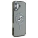 Karl Lagerfeld KLHMP16SHLSKCK i Phone 6.1" czarny/black hardcase IML Metal Karl&Choupette Head Mag Safe