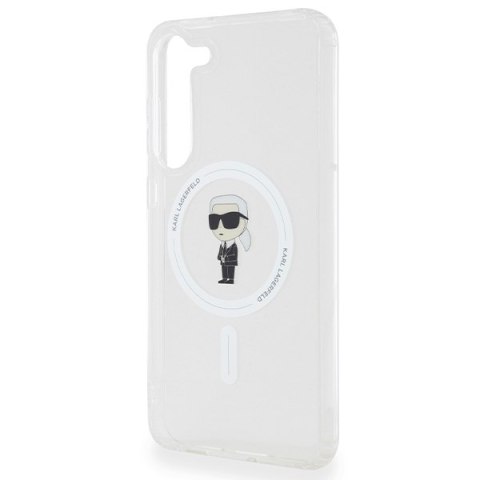 Karl Lagerfeld KLHMS23MHFCKNOT S23+ S916 transparent hardcase IML Ikonik Mag Safe