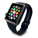 Karl Lagerfeld Pasek KLAWLSLCK Apple Watch 42/44/45/49mm czarny/black strap Silicone Choupette Heads
