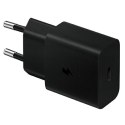 Ładowarka sieciowa Samsung EP-T1510XB 15WFast Charge + kabel USB-C/USB-C czarny/black