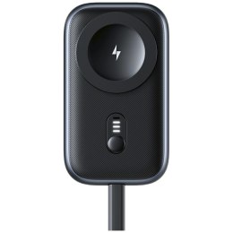 Ładowarka indukcyjna 2w1 Usams CD245 do Apple Watch z powerbankiem 1200m Ah + kabel USB-C tarnish
