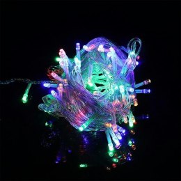 Lampki choinkowe LED - 5m/50 lampek wielokolorowe/multicolor zasilane bat. 3x AA EHD-LS02