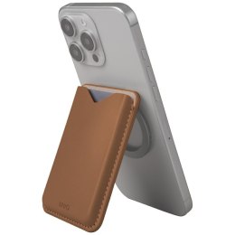 Magnetyczny portfel UNIQ Lyden Evo stojak na telefon caramel