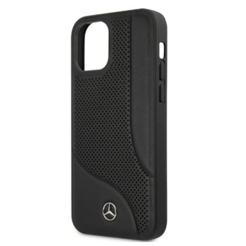 Mercedes MEHCP12LCDOBK i Phone 12 Pro Max6,7" czarny/black hardcase Leather Perforated Area