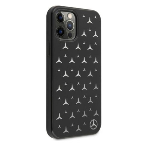 Mercedes MEHCP12LESPBK i Phone 12 Pro Max 6,7" czarny/black hardcase Silver Stars Pattern