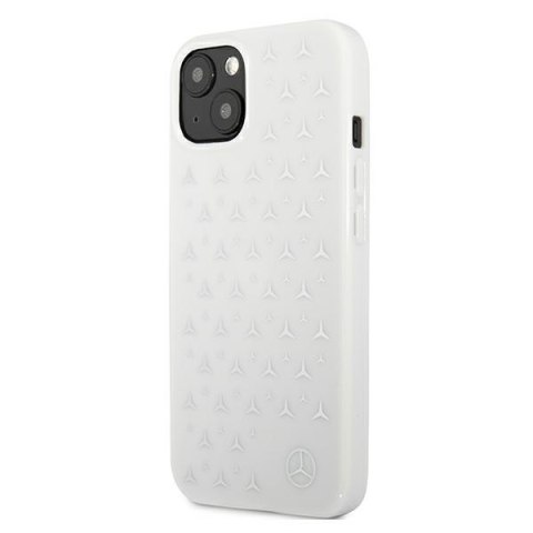 Mercedes MEHCP13MESPWH i Phone 13 / 14/ 15 6.1" biały/white hardcase Silver Stars Pattern