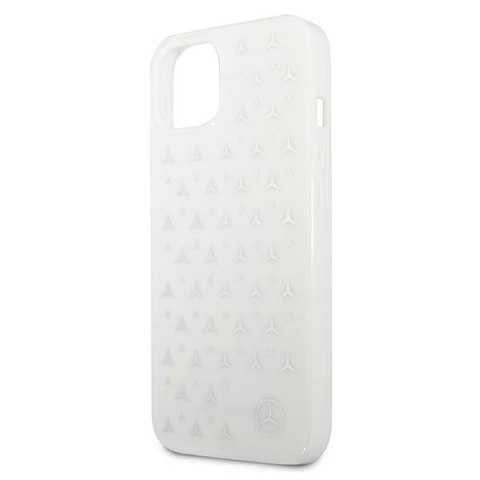 Mercedes MEHCP13MESPWH i Phone 13 / 14/ 15 6.1" biały/white hardcase Silver Stars Pattern
