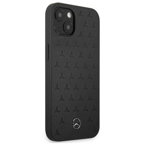 Mercedes MEHCP13SPSQBK i Phone 13 mini 5,4" czarny/black hardcase Leather Stars Pattern