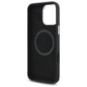 Mercedes MEHMP16X23SUGDK i Phone 16 Pro Max 6.9" czarny/black hardcase Silicone Tonal Logo Wood Pattern Mag Safe
