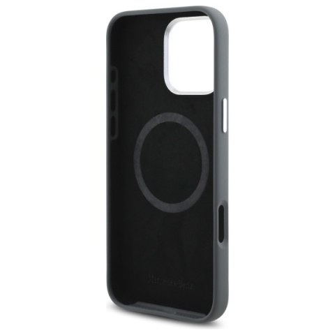 Mercedes MEHMP16X23SUVSA i Phone 16 Pro Max 6.9" szary/grey hardcase Silicone Vertical Tonal Stripes Mag Safe