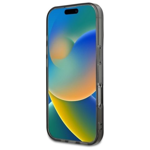 Mercedes MEHMP16L23HBIGK i Phone 16 Pro 6.3" czarny srebrny/black silver hardcase Double Layer Bi Color Mag Safe