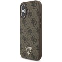 Etui Guess 4G Strap Triangle Logo Mag Safe do i Phone 17 brązowy