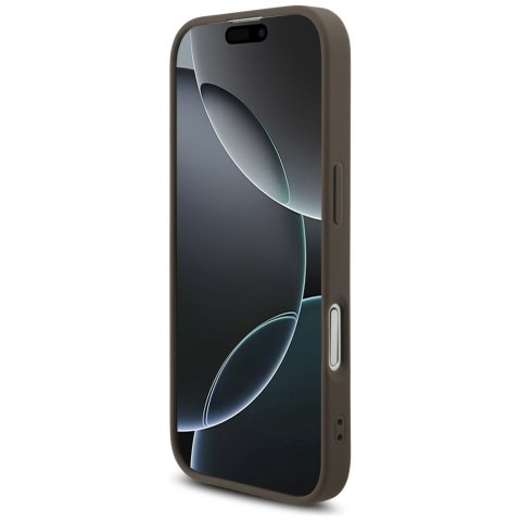 Etui Guess 4G Strap Triangle Logo Mag Safe do i Phone 17 brązowy