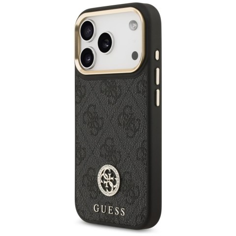Etui Guess 4G Strass Logo Mag Safe do i Phone 17 Pro czarny