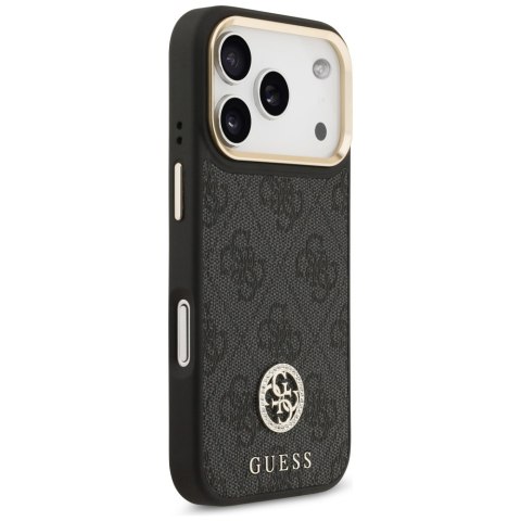 Etui Guess 4G Strass Logo Mag Safe do i Phone 17 Pro czarny