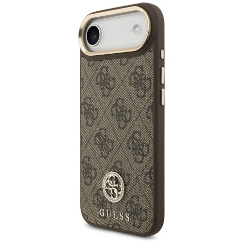 Etui Guess 4G Strass Logo Mag Safe do i Phone Air brązowy