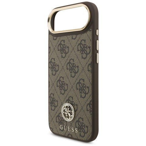 Etui Guess 4G Strass Logo Mag Safe do i Phone Air brązowy