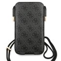 Guess Torebka na telefon GUHCP12L4GPSGR6,7" szary/grey 4G Metal Logo