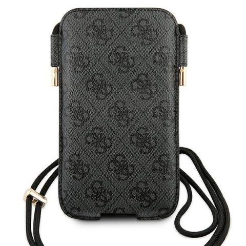Guess Torebka na telefon GUHCP12L4GPSGR6,7" szary/grey 4G Metal Logo