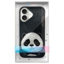 Nimmy etui i Phone 16 6.1" czarny/black Big Eyed Pet 2.0 Panda