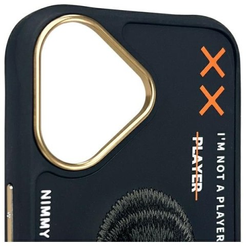 Nimmy etui i Phone 16 6.1" czarny/black Cool&Cute 2.0 Monkey