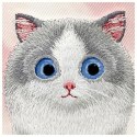 Nimmy etui i Phone 16 6.1 różowy/pink Big Eyed Pet 2.0 Cat