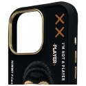 Nimmy etui i Phone 16 Pro 6.3" czarny/black Cool&Cute 2.0 Monkey