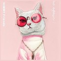 Nimmy etui i Phone 16 Pro Max 6.9" różowy/pink Glasses Cool Cat