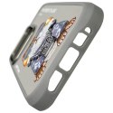 Nimmy etui i Phone 16 Pro Max 6.9" szary/gray Glasses Cool Cat