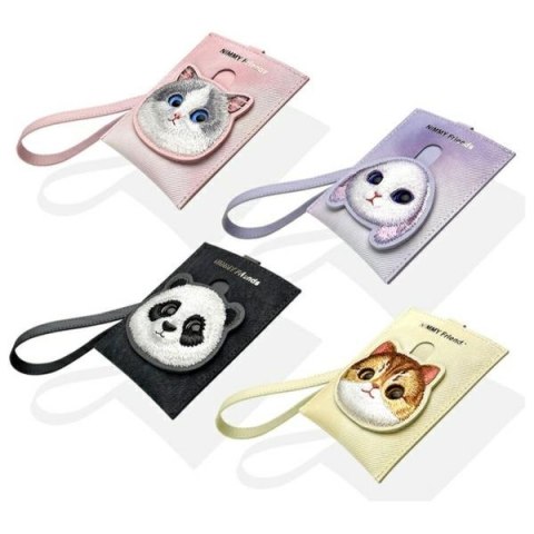 Nimmy portfel na karty khaki Big Eyed Pet 2.0 Cat