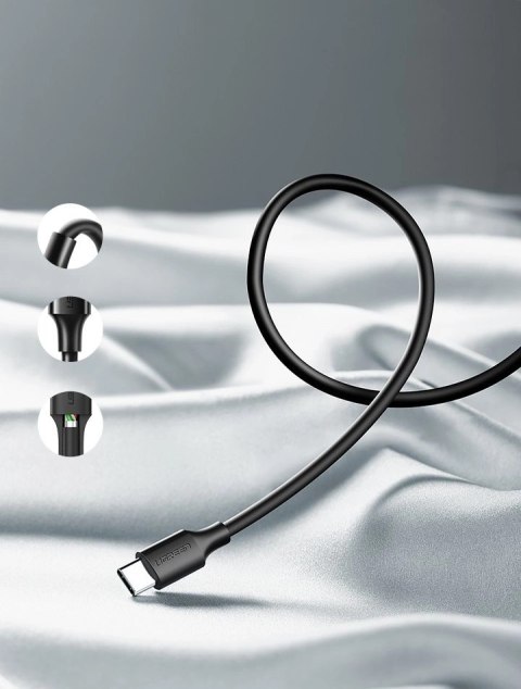 Kabel Ugreen US287 60118 USB-A / USB-C 3A 2m - czarny