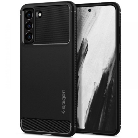 Etui Spigen Rugged Armor do Galaxy S21 FE - Matowe Czarne