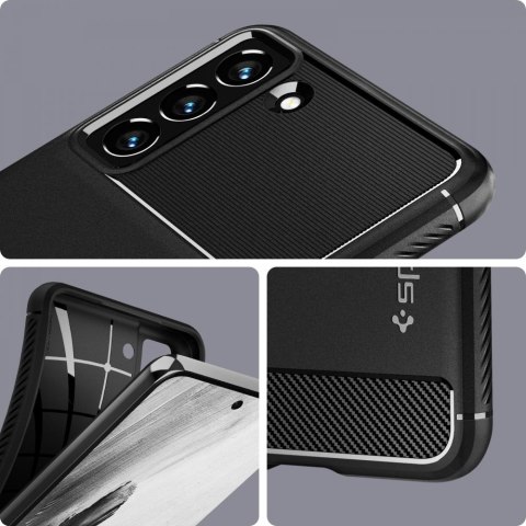 Etui Spigen Rugged Armor do Galaxy S21 FE - Matowe Czarne