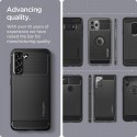 Etui Spigen Rugged Armor do Galaxy S21 FE - Matowe Czarne