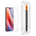 Szkło hartowane Spigen Glas.tR 'EZ Fit' 2-Pack iPhone 16 Pro / 17 / 17 Pro przezroczyste