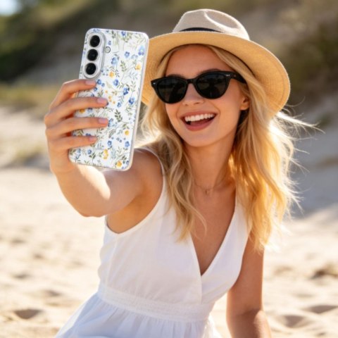 Etui Tech-Protect FlexAir do Galaxy S26 - Wzór Kwiecisty