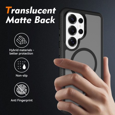 Etui Tech-Protect Defense MagSafe do Galaxy S26 Ultra - Matowe Czarne