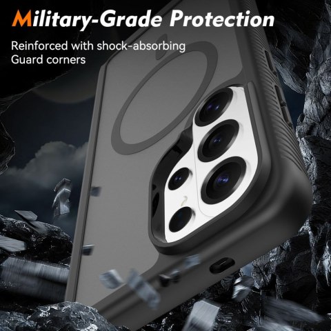Etui Tech-Protect Defense MagSafe do Galaxy S26 Ultra - Matowe Czarne