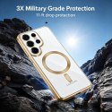Etui Tech-Protect MagFlex MagSafe do Galaxy S26 Ultra - Błyszczące Złote