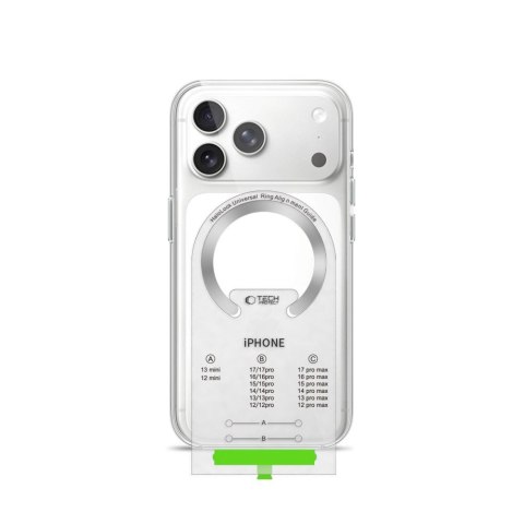 Tech-Protect MMP-210 Magnetic MagSafe ring 2-pack Głęboki niebieski i srebrny